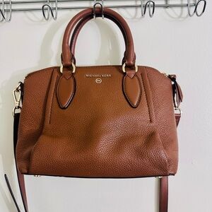 Michael Kors Tan Leather Satchel